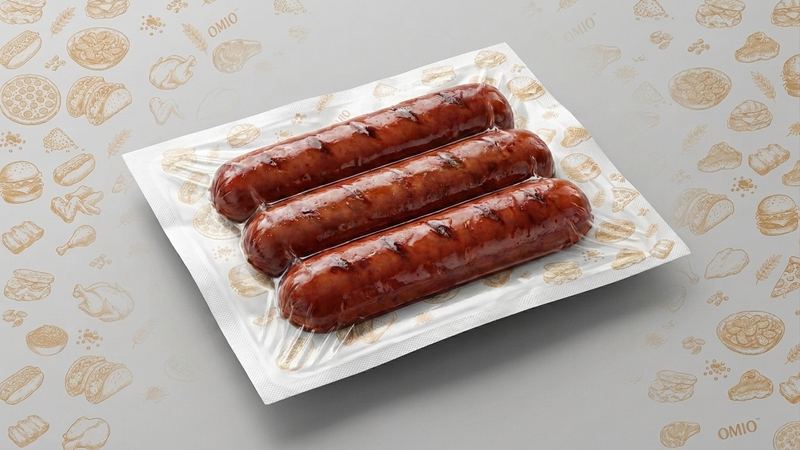 OMIO Beef Frankfurter — Sajian