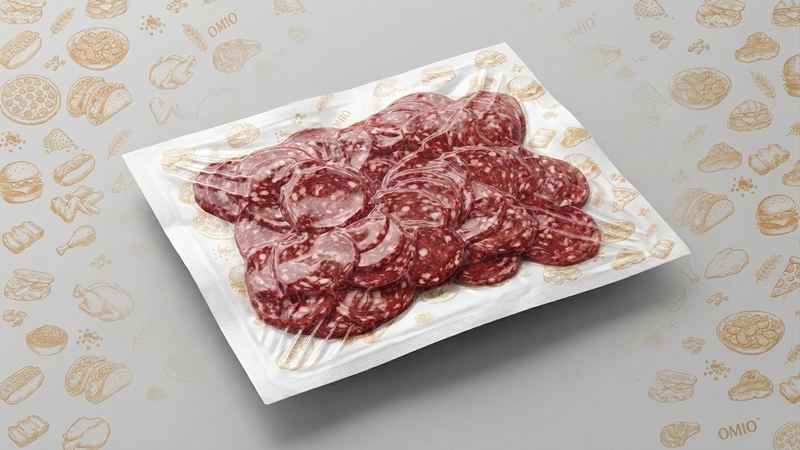 OMIO Beef Pepperoni — Packaging