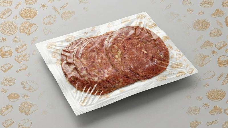 OMIO Beef Salami — Packaging